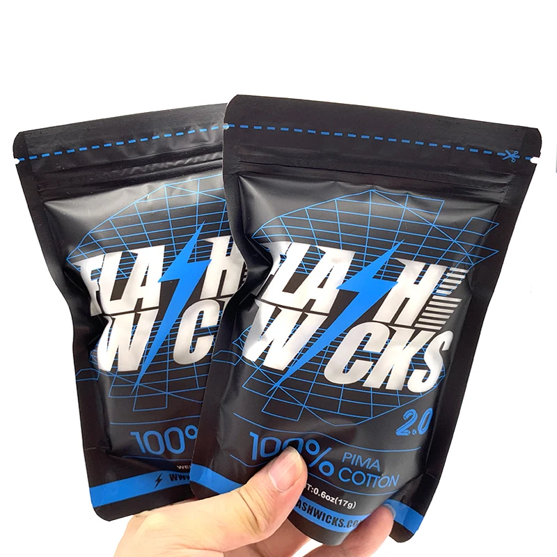 Cotton Wick Organic - Vmiss Flash Wicks PIMA Organiczna bawełna
