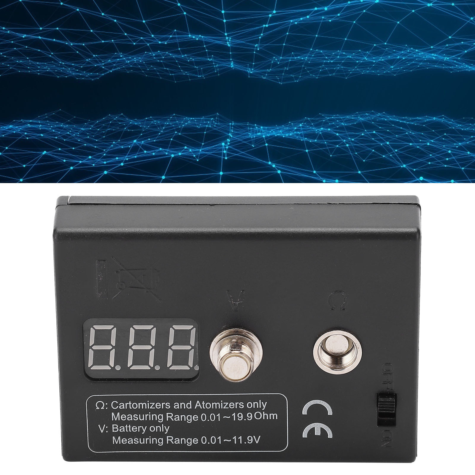 Miernik rezystancji 0.01-20Ω,  – Ohm Meter Reader recenzja i cena