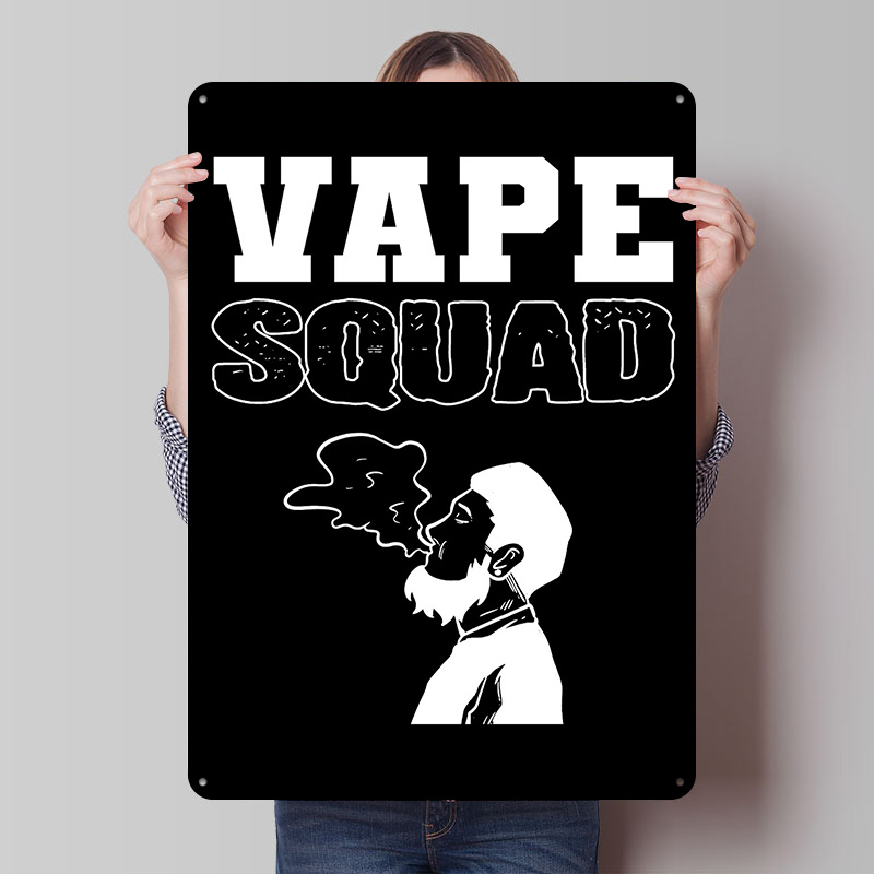 Plakaty z blachy Vape Squad Va – Vaping Store recenzja i cena