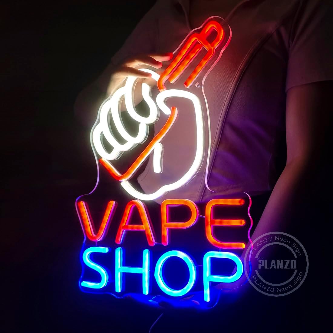 Neonowy szyld VAPE Shop do skl – Vaping Store recenzja i cena