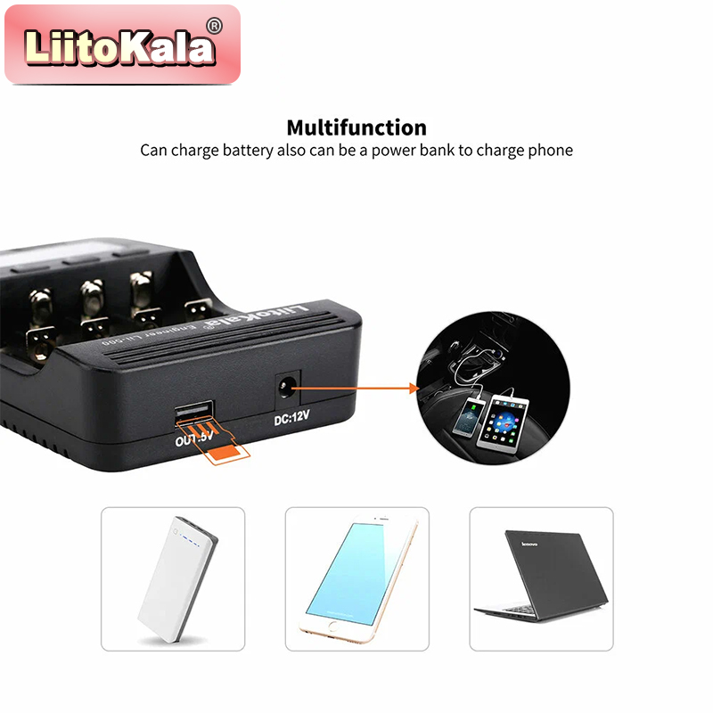 Ładowarka LiitoKala Lii-500 z  – Vape Battery 18650 recenzja i cena