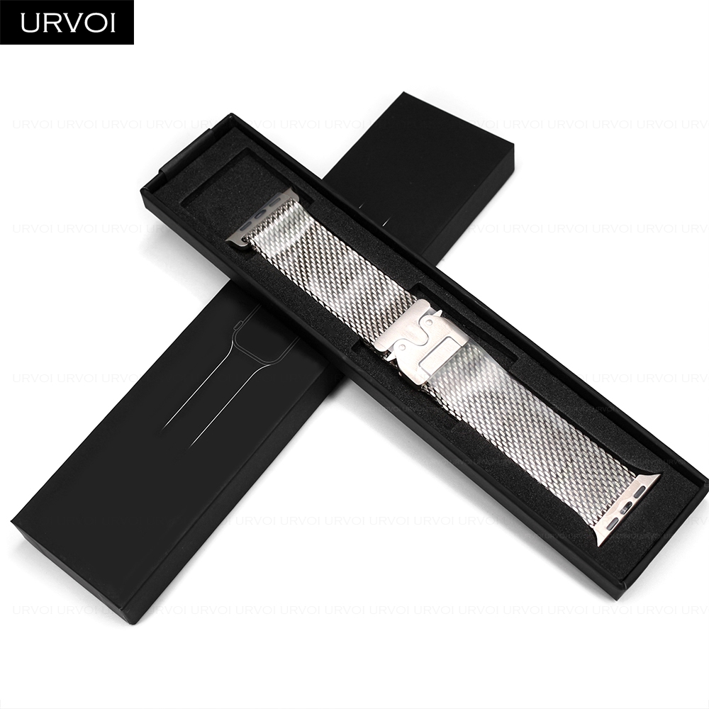 Pasek URVOI Titanium Milanese  – Mesh Coil Strip recenzja i cena